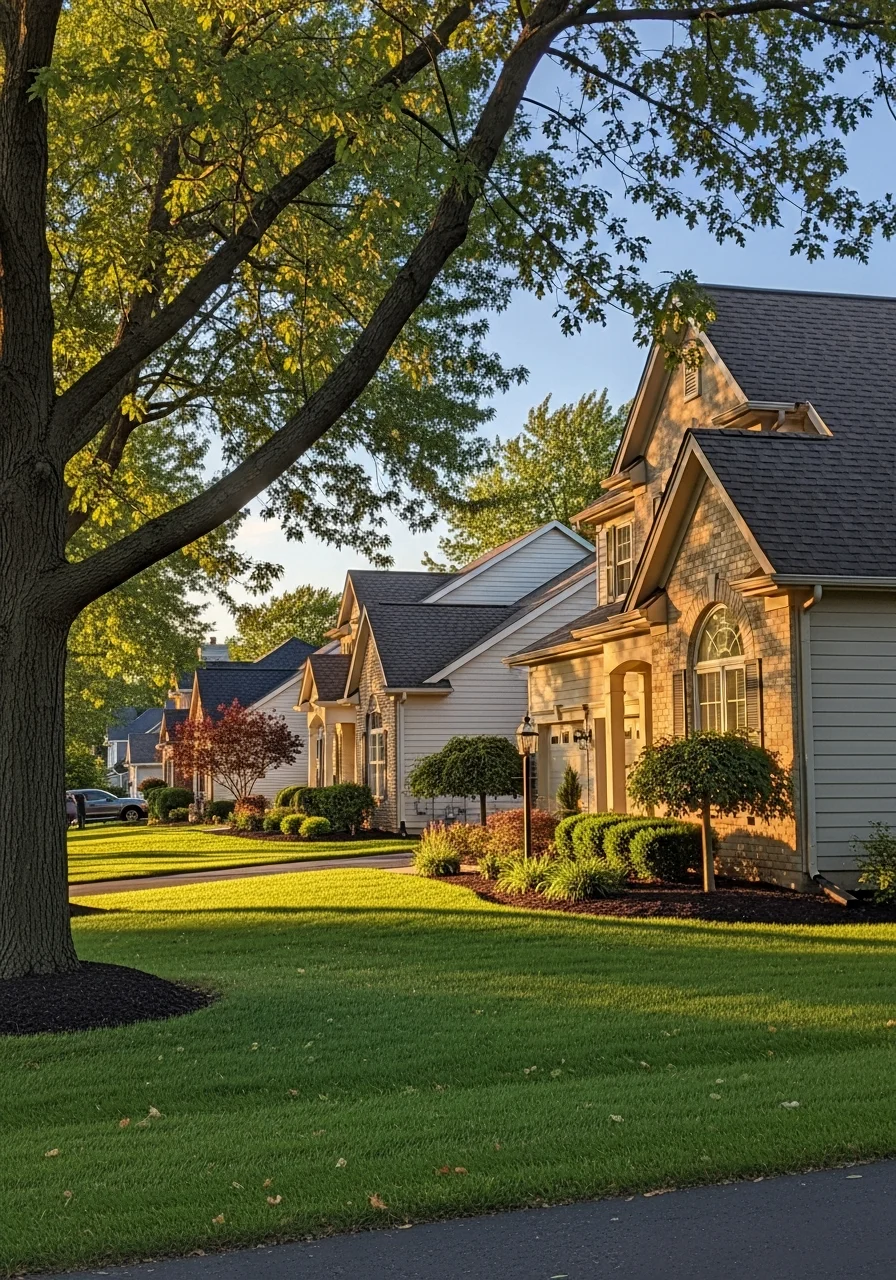 Beavercreek home exterior showing quality finishes and attention to neighborhood aesthetic standards.